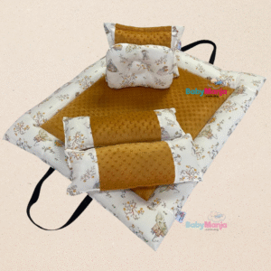 Comforter Travel Set Newborn - CT07 Mustard Fairytale